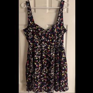 Material Girl Floral Mini Dress